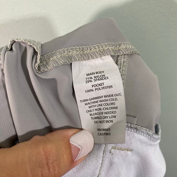 Zella Men Grey Performance Chino Shorts Size 36 - Picture 2 of 9